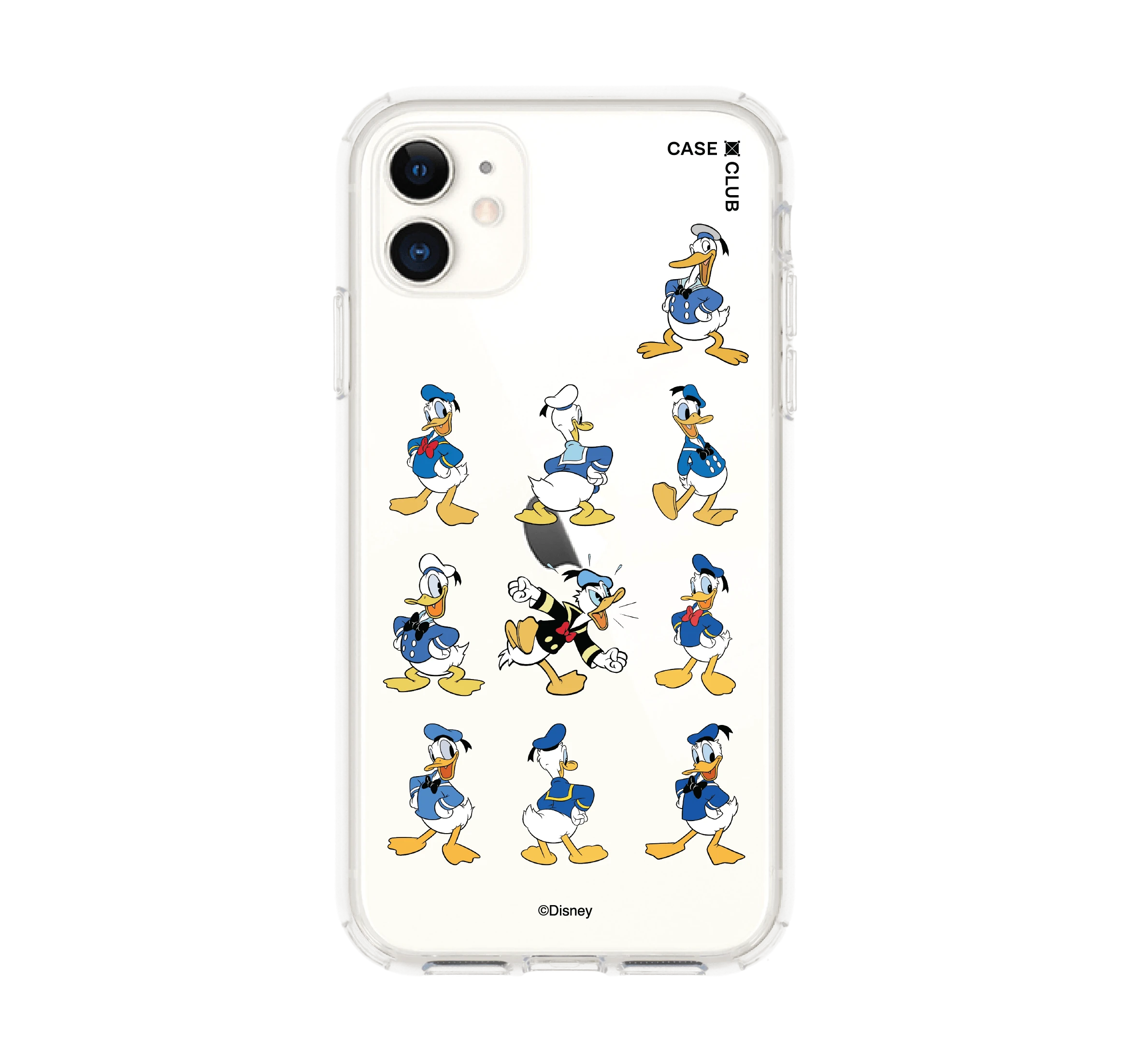 iphone 11 clear case donald duck character